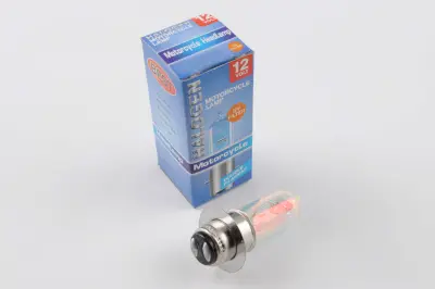 Галогенна мотолампа BEST P15D-25-1 12V 35/35W, рожевий хамелеон