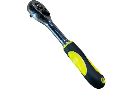 Ключ-трещотка реверсивный 1/4″, 150 мм, 72 зуба, CRV XJ