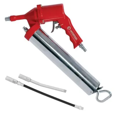 Пневматичний шприц для мастила INTERTOOL PT-0607, 500 мл, 2 насадки