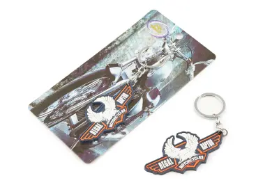 Резиновый брелок HARLEY EAGLE для ключей