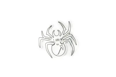 Декоративная наклейка SPIDER 9×9 см (#6883)