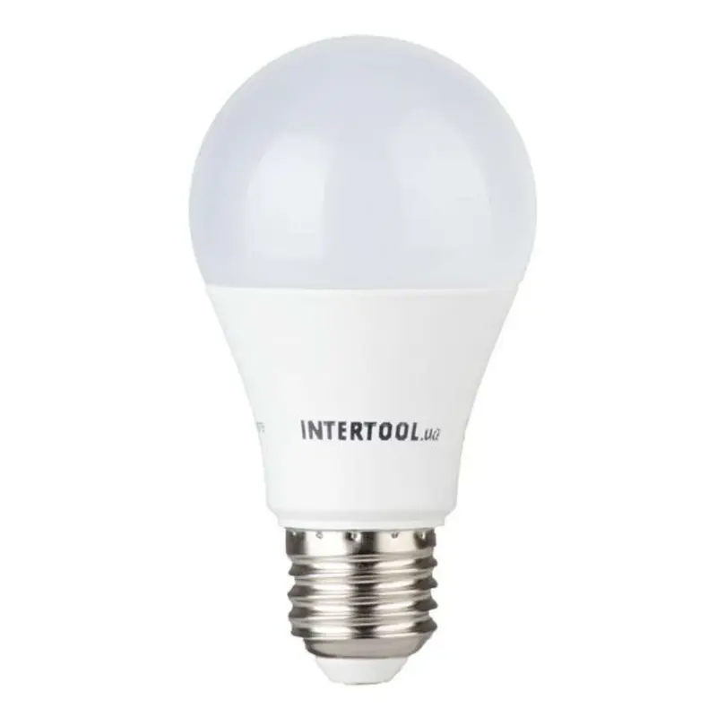 Светодиодная лампа INTERTOOL A60 12 Вт E27 4000 К