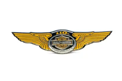 Декоративна наклейка Harley-Davidson 110, 18×2 см
