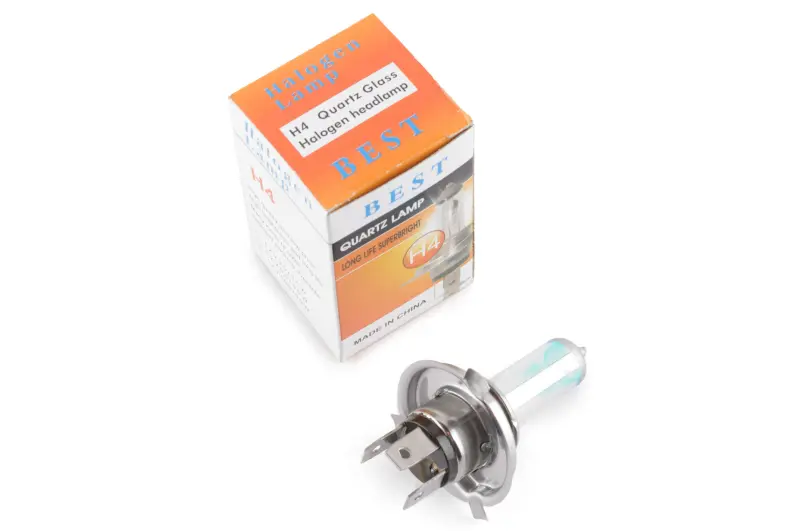 Галогенна лампа H4 BEST 12V 35/35W P43t, рожевий хамелеон, mod:A