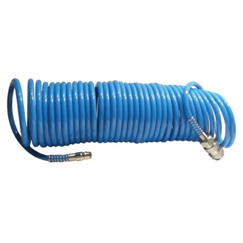Шланг спиральный полиуретановый INTERTOOL, 5,5×8 мм, 15 м