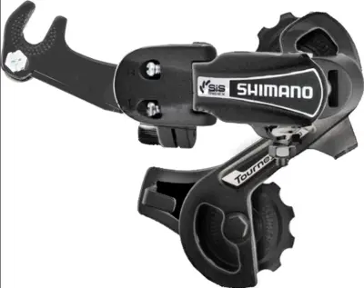 Задній перемикач Shimano Tourney RD-TY21-B-GS, 6 швидкостей, кріплення на вісь