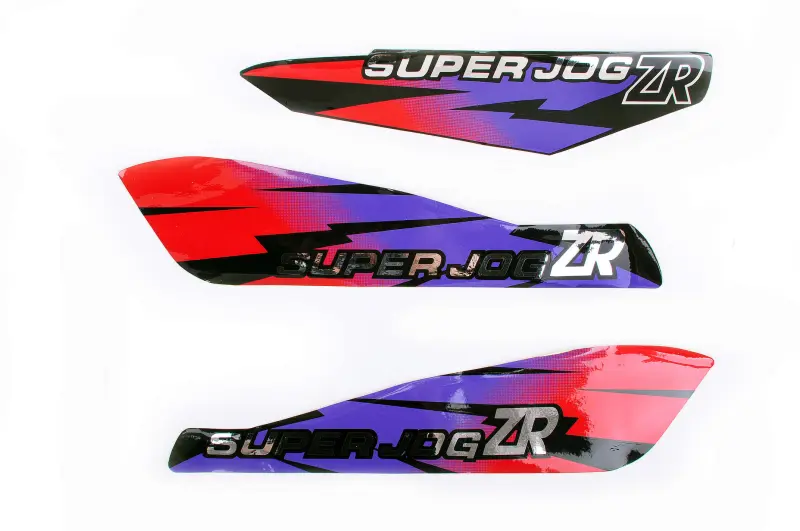 Набір наліпок Yamaha Super JOG ZR, 30×7 см, 3 шт. (#0621)