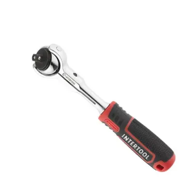 Поворотная трещотка INTERTOOL STORM 1/4″, 72 зуба, ET-8007