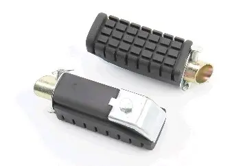 Подножки водителя Lifan 125/150, пара, серая пластина KOMATCU