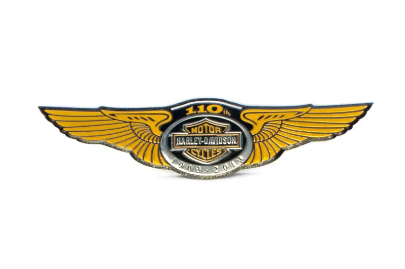 Декоративна наклейка Harley-Davidson 110, 18×2 см
