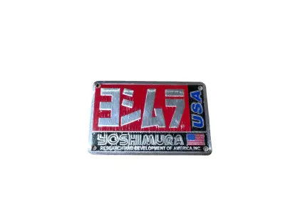 Наліпка-шильдик на глушник Yoshimura USA, mod:1 118