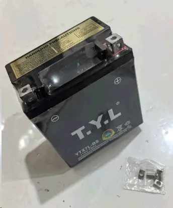 Мотоаккумулятор T.Y.L YTX7L-BS 12V 7Ah, 112×68×129 мм