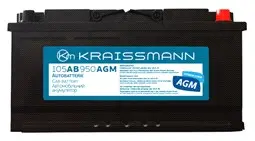 Автомобільний акумулятор Kraissmann 105 AB 950 AGM, 105 А·год, 950 А