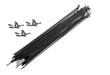 Спиця велосипедна 228 мм, 14G, чорна, 144 шт. OEM