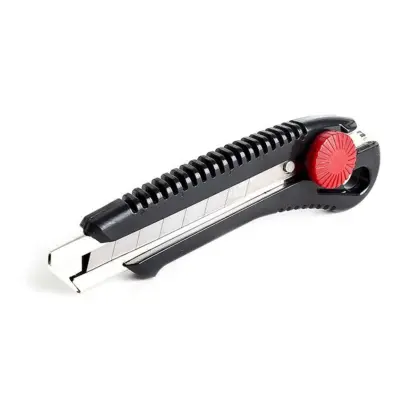 Сегментный нож INTERTOOL HT-0502, 18 мм, с винтовым фиксатором