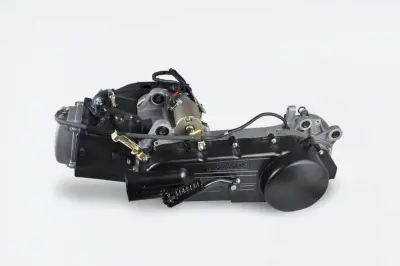 Двигатель в сборе 4T GY6 150 см³ 157QMJ под колесо 13″ и два амортизатора