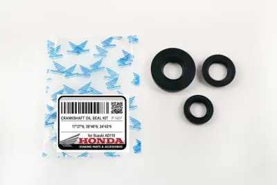 Комплект сальників колінвала Suzuki Address AD110 HND, 3 шт. (17×27×6, 30×40×6, 24×43×6 мм)