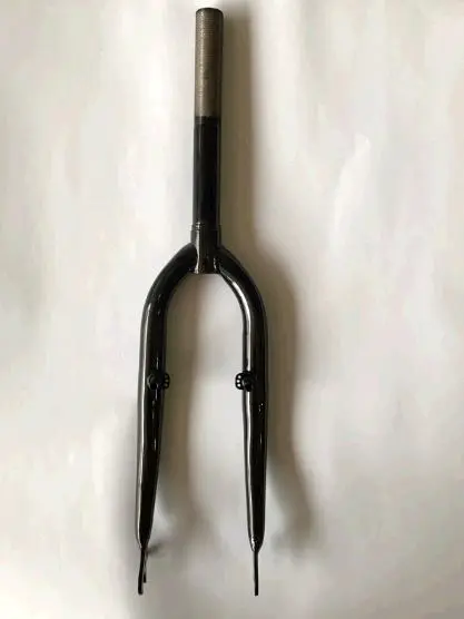 Жорстка велосипедна вилка YKX 20″ під V-brake, чорна