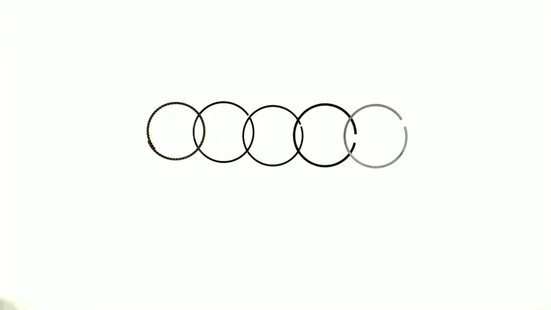 Поршневые кольца SUNY 4T CB/CG 63,5 мм STD, mod.A