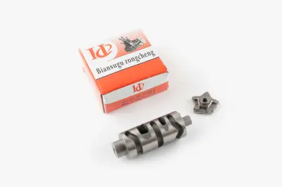 Копирный вал КПП 4T CB125/150 со звездой IDE