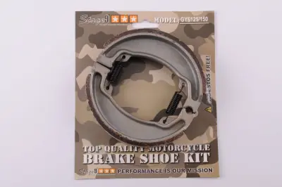 Барабанные тормозные колодки STAGE-9 для GY6 50–150, колесо 13″