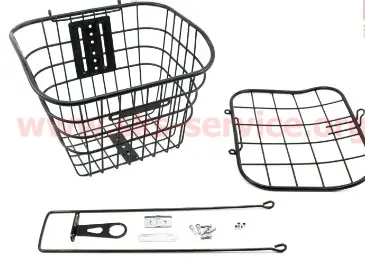 Передній металевий велосипедний кошик із кришкою YZ-061 YKX