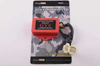 Коммутатор CDI тюнинг 4T GY6 50 STAGE-9, красный