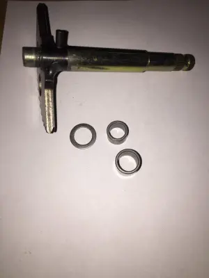 Сектор кикстартера GY6 125/150, вал 129 мм, с втулками JH