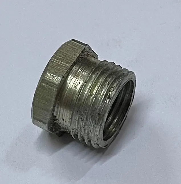 Футорка головки під свічку M14/M18, L15 мм, латунь, 2T VDKI