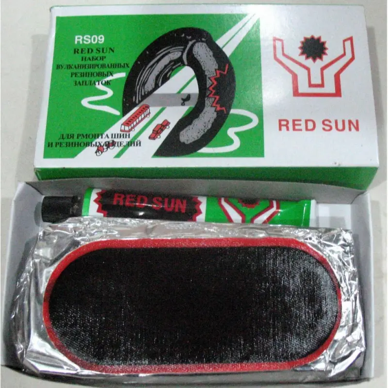 Ремкомплект камер Red Sun RS09: 9 латок 95×45 мм с клеем