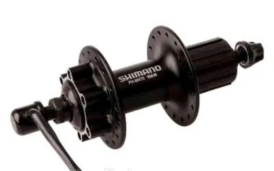Задня втулка Shimano FH-M475, 36H, 6-bolt, QR, чорна