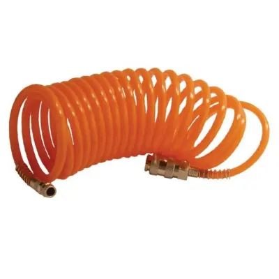 Шланг спиральный пневматический INTERTOOL, 20 м