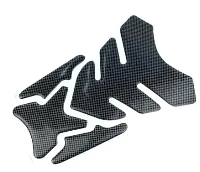 Силиконовая наклейка на бак под карбон 22×17 см