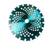 Двусторонний диск-нож KOSA для мотокосы 40T 255×25,4 мм с твердосплавными зубьями