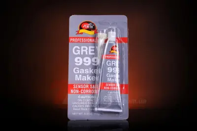 Силіконовий герметик прокладок ABRO Grey 999, сірий, 85 г