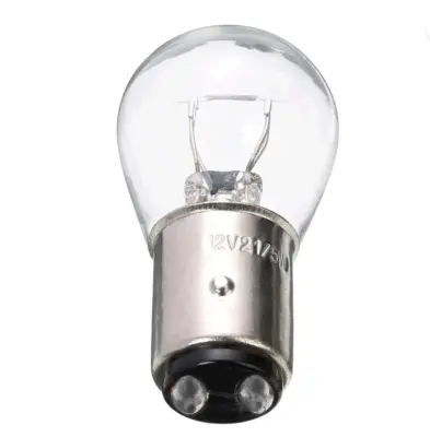 Лампа S25 двухконтактная 12V 21/5W стоп/габарит