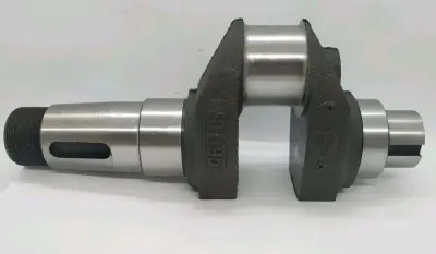 Колінвал TD для двигуна 195N 12 к.с., голий, кріплення балансира Ø14×1,5 мм