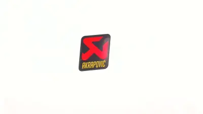 Наклейка на глушник AKRAPOVIC 118, 7,2 × 8,5 см