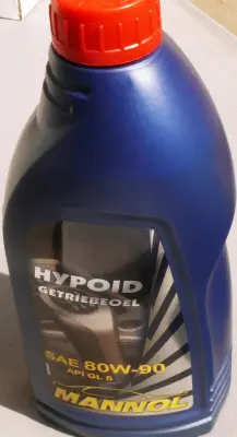 Трансмиссионное масло MANNOL Hypoid Getriebeoel 80W-90 API GL-5, 1 л