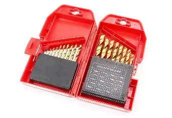 Набір свердел по металу INTERTOOL SD-0019 HSS Ti, 19 шт., 1–10 мм