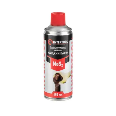Проникне мастило Intertool «Рідкий ключ» MoS₂, 400 мл