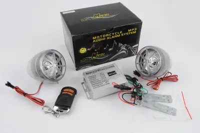 Мотоаудиосистема 2,5″ с FM/MP3, сигнализацией и ПДУ CZMP3004-5