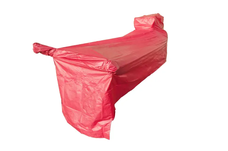 Чехол для скутера красный XXL 245 × 105 × 125 см