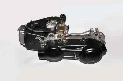 Двигатель 4T GY6 80cc 139QMA, длинный, под колесо 12″