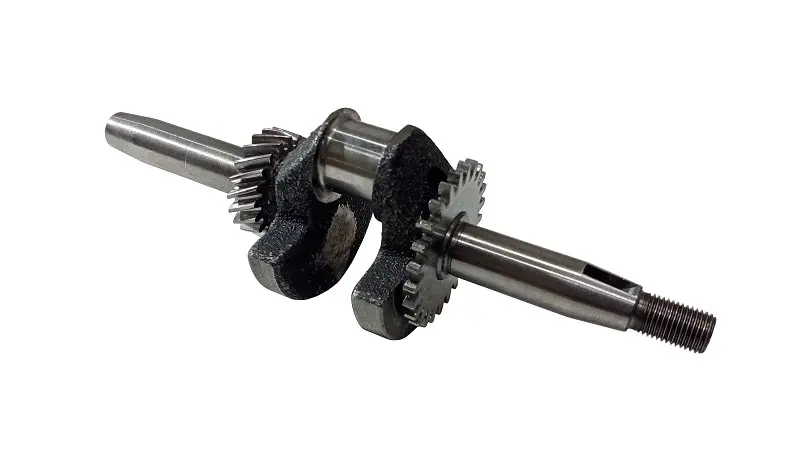 Колінвал для мотоблока 156F (4Hp) із шестернями