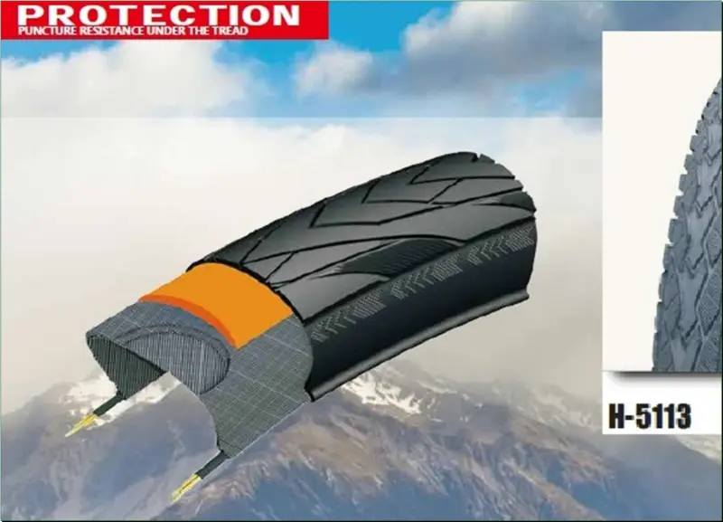 Велосипедна покришка Chaoyang H-5113 28 × 1,75 (47-622), Rhino Skin 5 мм