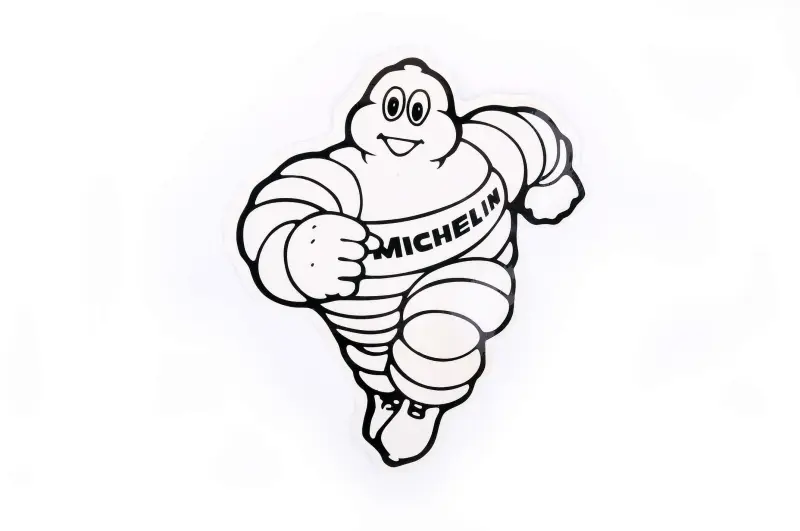 Наліпка MICHELIN із Бібендумом 6×8 см (#0148)