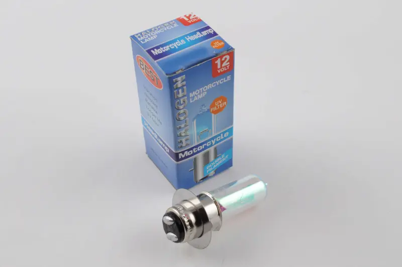 Лампа головного світла P15D-25-1 12V 50/50W BEST, райдужний хамелеон