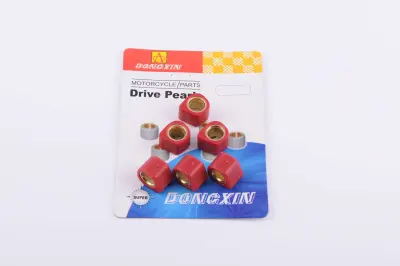 Ролики вариатора Suzuki 17×12 мм, 12 г, красные DONGXIN, 6 шт.