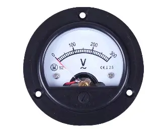 Вольтметр для бензогенератора круглый 0–300 V